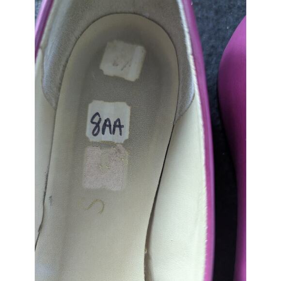 Vintage Selby Brand Ladies Pink Shoes Slip On Flat Lofers Size 8.5 AA 1980 - Picture 9 of 10